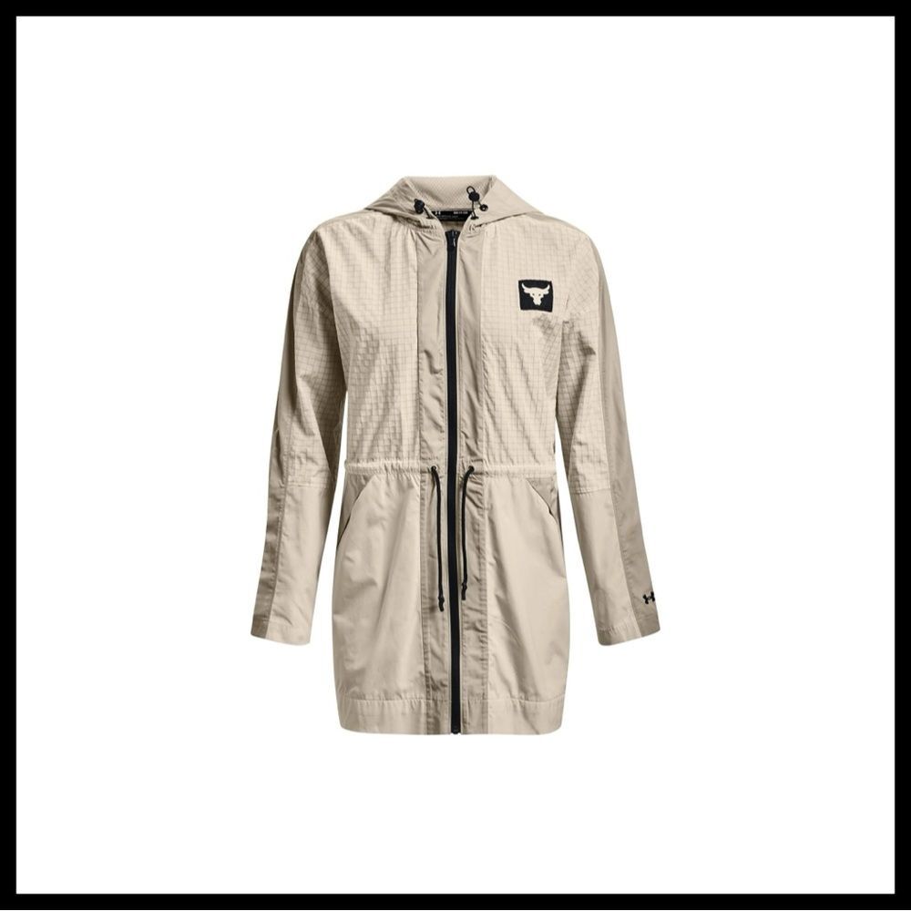 NWT Women's Loose Fit Project Rock Woven Waterproof Jacket